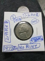 1973-D USA Jefferson Nickel No Mint Mark UNC