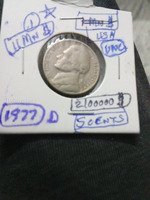 1977 D USA Jefferson Nickel 5 Cents Coin
