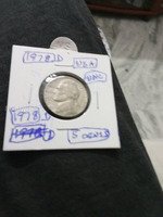 1978-D USA 5 Cents Jefferson Nickel UNC