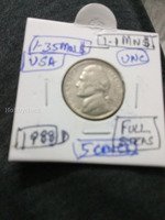 1988 USA 1 Cent Coin - UNC Condition