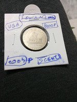 2004 P USA Lewis & Clark Proof Nickel 5 Cents Coin