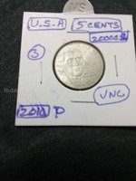 2010 P U.S.A. 5 Cents Coin in Uncirculated Condition