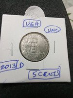 2013 D USA 5 Cents Jefferson Nickel UNC