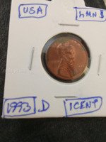 1993-D USA Lincoln Penny 1 Cent Coin