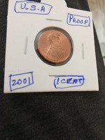 2001 USA Proof 1 Cent Penny