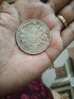 1840 East India Company One Rupee Silver Coin - Queen Victoria