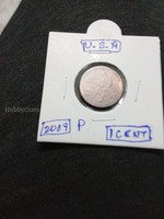 2009 P usa 1 cent coin.