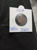 1981 D USA 1cent coin.