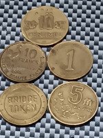 it's a very great lot of (5) mex collectors Collectable coins