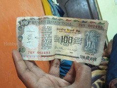 1980s old 100 rupee note