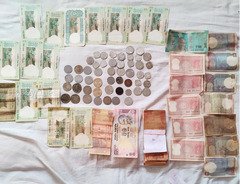 rare old coins and notes.vintage very rare