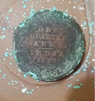 one quarter anna india 1897