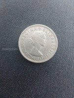 1963 two-shilling coin (also called a florin)