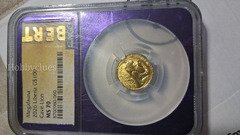 2026 Liberia G$100 Gold Coin - Cave Lion, MS 70 Certified
