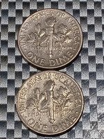 it's a Ultra Super Extremely RARE Collectable Roosevelt Dimes In Cod we trust lot of 2 (1969D) - Image 2