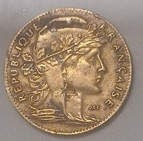عمله فرنسيه قديمه 10 فرنك 1899-ديك