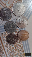 Set of 7 US State Quarters (2000-2006)