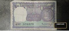 one rupee note