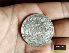 1873 British India One Rupee Coin Featuring Empress Victoria - Image 2