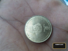 India old coin 5 rupee - Image 2