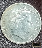 2006 Australian 5 Cent Coin with Echidna Design - Image 2