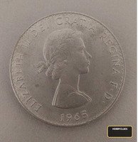 1965 Canadian 5 Cents Coin - Elizabeth II