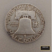 1951 Franklin Half Dollar Coin - Image 2