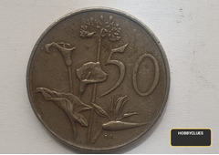 1970 South Africa 50 Cents Coin - Image 2
