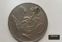 1971 South Africa 50 Cents Coin - Image 2