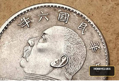 Vintage Chinese Silver Coin Featuring Yuan Shikai - Image 2