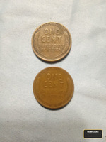 Two Vintage Lincoln Wheat Pennies - 1920 & 1946 - Image 2