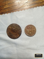 Pair of Old Coins Including 1943 US Dime - Image 2