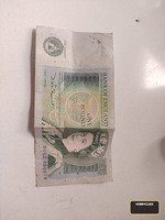 Vintage Bank of England One Pound Note