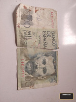 Old Spanish 1000 Pesetas Banknote from 1979 - Image 2