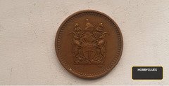 1976 Rhodesia 1 Cent Coin