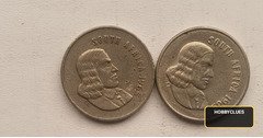Two South African 5 Cent Coins from 1965 and 1963