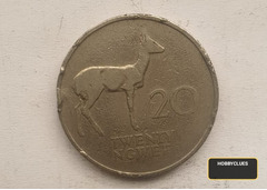 1968 Zambia 20 Ngwee Coin - Image 2