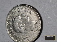 1973 Colombia 10 Centavos Coin