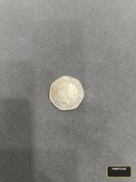 British 50 Pence Coin - 20 Pence Design