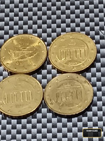 Set of Four 10 Cent Euro Coins - Image 2
