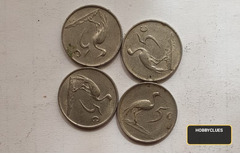 Set of 4 Vintage South African 5 Cent Coins (1978, 1979, 1984, 1996) - Image 2