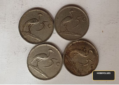Set of 4 South African 5 Cent Coins (1961 and 1964) - Image 2