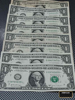 Lot of 8 Star Series US $1 Silver Certificates - Image 2