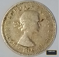 1954 Great Britain One Shilling Coin