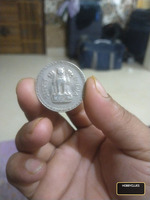 1976 India 1 Rupee Coin