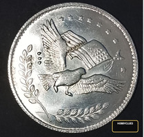 Vintage US Morgan Silver Dollar Replica Coin - Image 2
