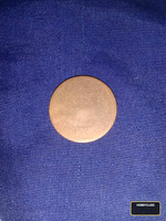 Old Copper Coin with Worn Details