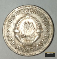 1968 Yugoslavia 1 Dinar Coin