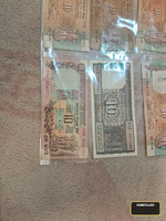 Collection of Vintage Indian 10 Rupees Banknotes