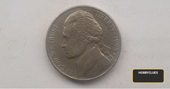 1995 US Jefferson Nickel Coin